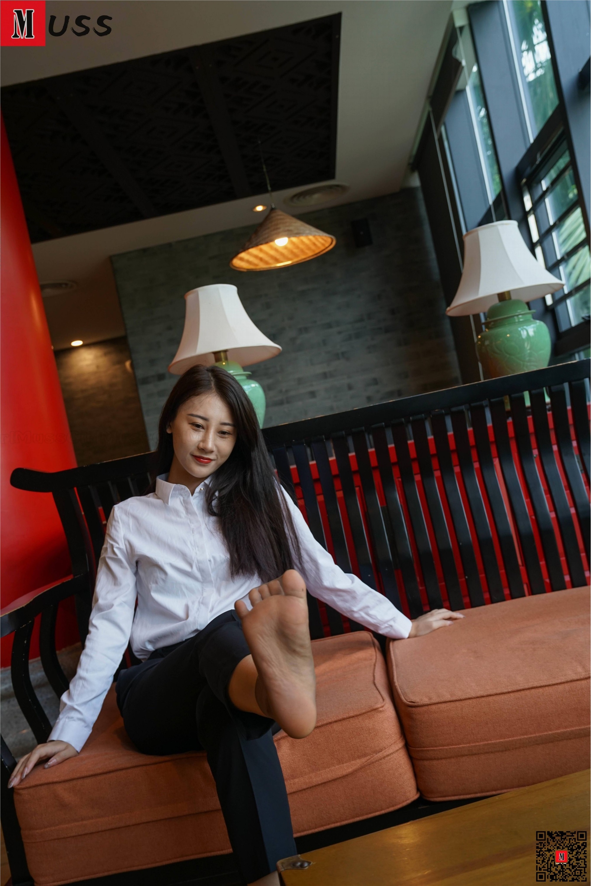 MussGirl慕丝女郎  NO.206 制服短丝高跟白领